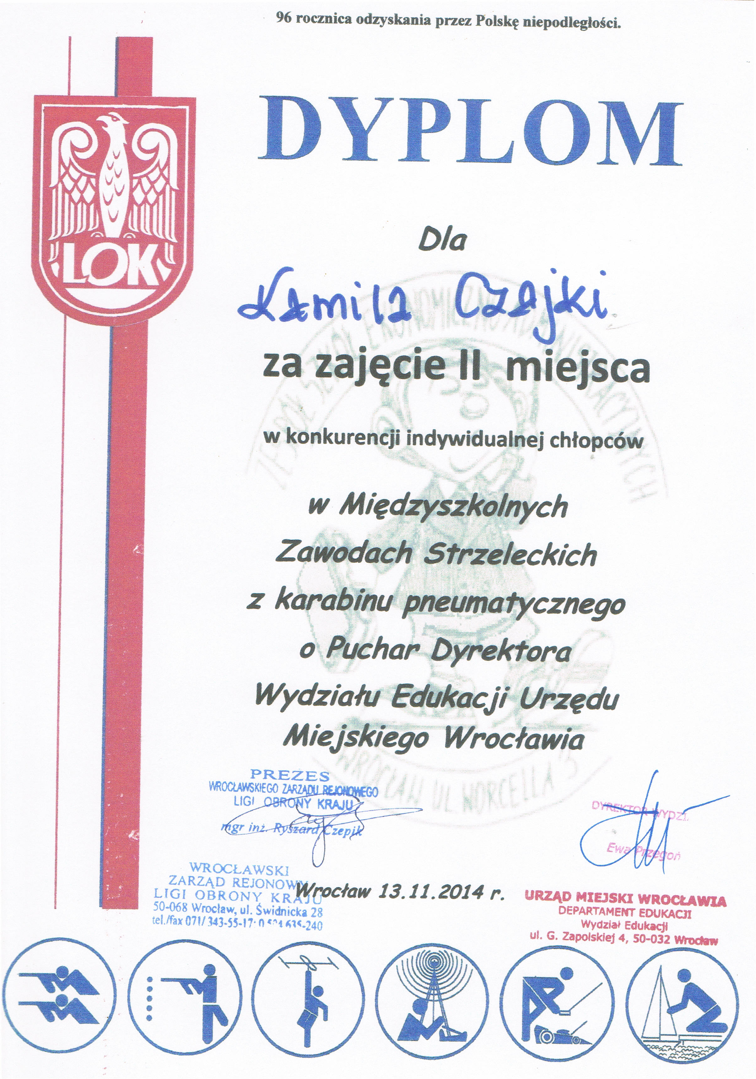 K. Czajka-III runda 2014