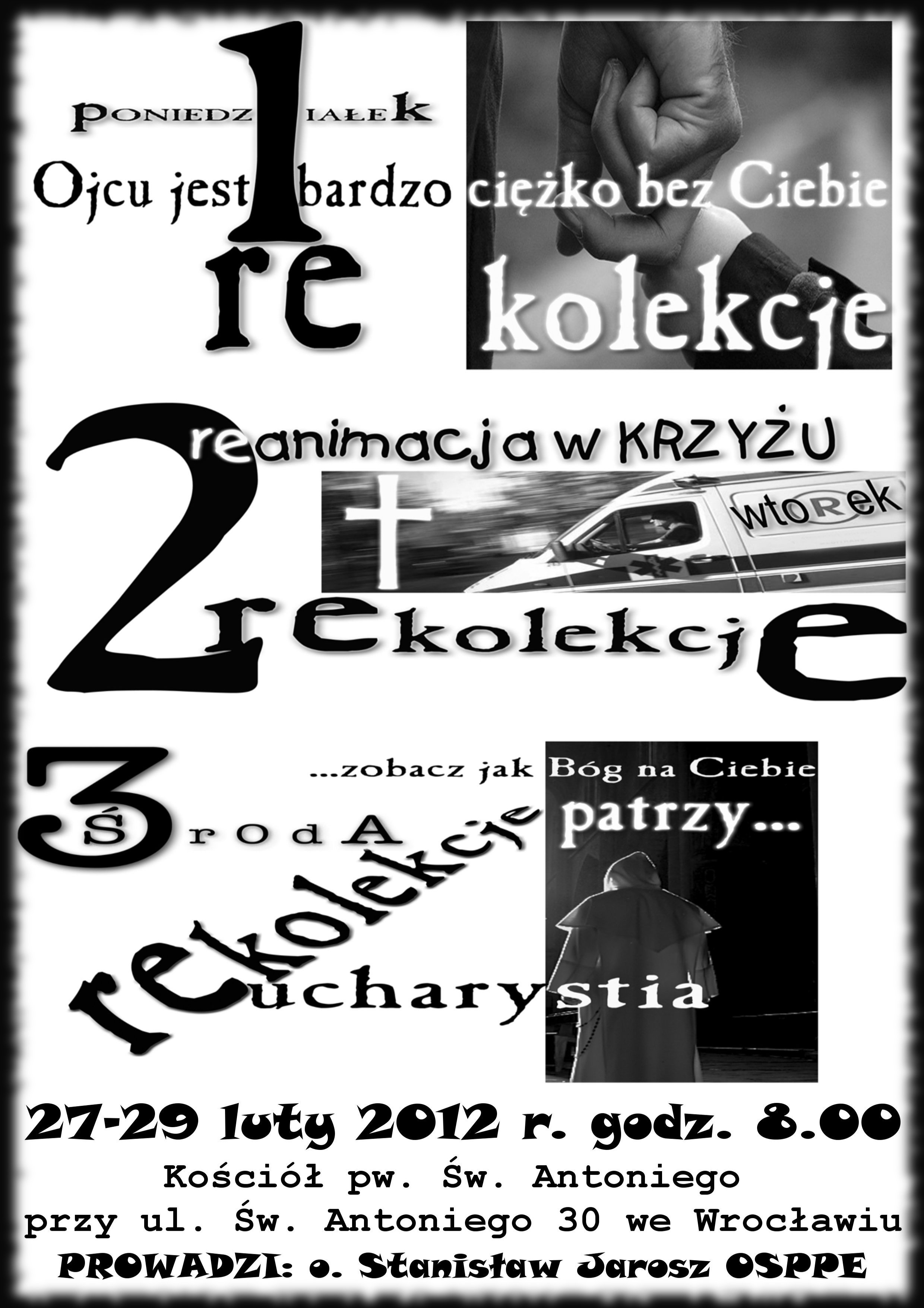 Plakat - Rekolekcje 2012